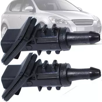 2 шт. для Kia Cee d ED Ceed Hyundai i30, переднее лобовое стекло, омыватель ветрового стекла, форсунка для очистки воды 2006 2007 2008 2009 2PCS