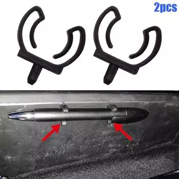 2 шт. для Kia Ceed SW 1G 2G 3G 2006 2007 2008 2009 2010 2011 2012 2013 - 2024 Блокировка лотка для карандашей клипсы заклепки черный новый