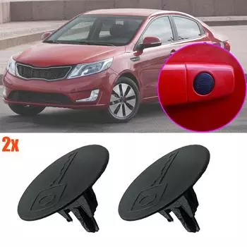 2 шт. для KIA Rio UB YB 2011 2012 2013 2014 2015 2016 - 2023 Автоматическая дверная ручка Заглушка для замочной скважины Зажимы для отделки Защищают замочную скважину