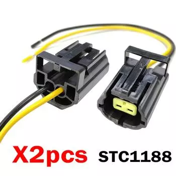 2 шт. для Land Range Rover Defender Discovery Freelander 2-контактный разъем для ремонта заднего указателя поворота, держатель лампочки STC1188