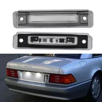 2 шт. для Mercedes-Benz SL-Class R129 1989-2001 E-Class S124 1985-1996 светодиодный светильник для заднего номерного знака автомобиля A1248200756