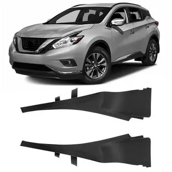 2 шт. для Nissan Murano 2015-2018 66894-5BC0B 66895-9UA0A автомобильный передний лобовое стекло угловая отделка стеклоочистителя боковая отделка капота крышка
