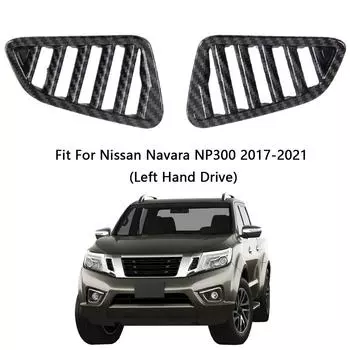 2 шт. Для Nissan Navara NP300 ST 2017-2024 Аксессуары для интерьера Панель переключения передач Внутренняя дверная ручка Накладка Рамка CHINA