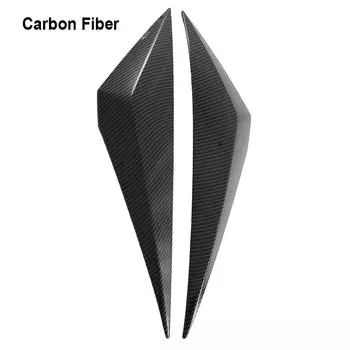 2 шт. Для Nissan Qashqai J12 2024 2024 ABS черный карбоновый автомобильный передний воздухозаборник крыло отделка нож украшение чёрный