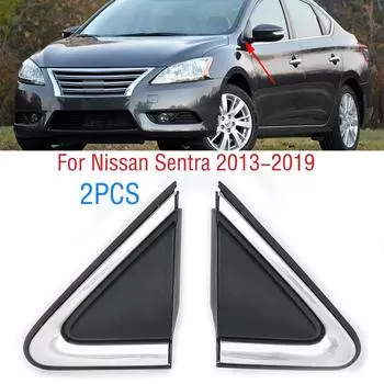 2 шт. для Nissan Sentra 2013-автомобильное боковое зеркало заднего вида, угловая накладка, треугольная крышка one pair