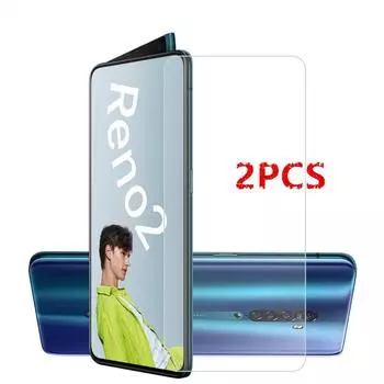 2 шт. для OPPO Reno 2 стекло для OPPO Reno 2 закаленное стекло пленка HD 9H Жесткая защитная пленка для экрана телефона защитное стекло для Reno 2 For F21 Pro 5G чистый
