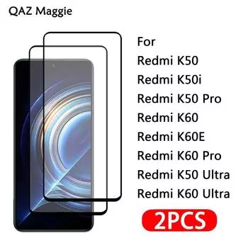 2 шт. для Redmi K60 K50 Pro стекло полное покрытие Защитная пленка для экрана закаленное стекло для Redmi K60E K50 K50i Ultra Gaming Edition пленка Redmi K50