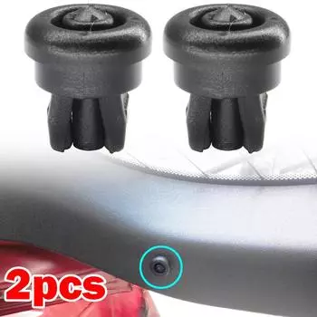 2 шт. для Renault Clio Megane Scenic Laguna Modus MK1 MK2 MK3 1 2 3, зажимы для вешалок для багажника, полки для посылок, 7705099001 чёрный