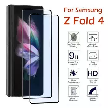2 шт. для Samsung Galaxy Z Fold 4 5G стекло полное покрытие защитная пленка из закаленного стекла Samsung Z Fold 4 5G