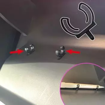 2 шт. для Skoda Octavia Combi Rapid Kamiq Superb Kodiaq Fabia Karoq Yeti Superb Славия замок пенал крепежные зажимы черный новый