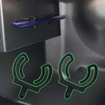 2 шт. для Skoda Rapid 130 1G 2G 1984 1985 1986 1987 - 2024 автомобильный замок лоток для карандашей крепежные зажимы черный новый