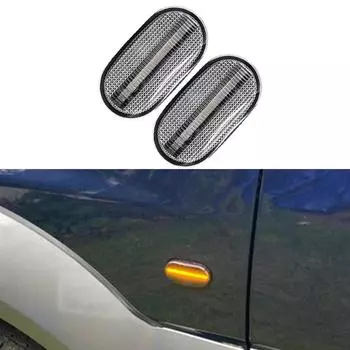 2 шт. Для Suzuki Jimny B64W JB74 JB23 JB64 Для Mazda AZ off-road JM23W Светодиодный боковой габаритный фонарь с динамическим указателем поворота