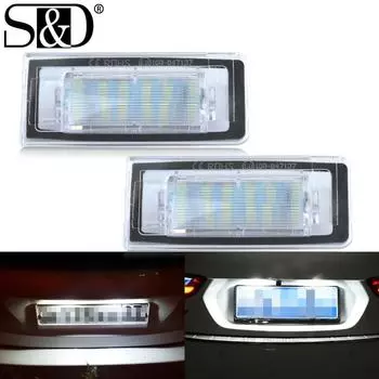 2 шт. для TT 8N 1999-2006 гг., задние белые светодиодные фонари для номерного знака Canbus, автомобильные парковочные лампы