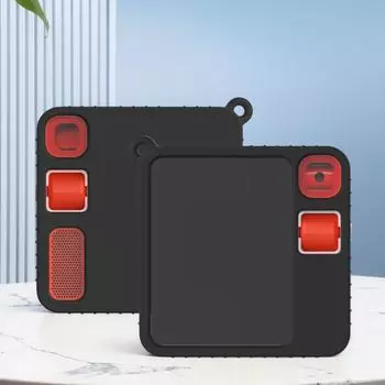 2 шт. для устройства Rabbit R1 AI силиконовый защитный чехол мягкий чехол с ремешком устойчивый к падениям водонепроницаемый протектор