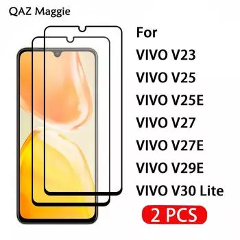 2 шт. для VIVO V27 Pro Защитная пленка для экрана из закаленного стекла для VIVO V23 V23E V25 V25E V27E V29E V30 Lite SE VIVO V23 5G