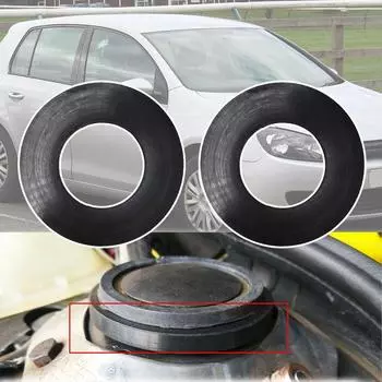 2 шт. для VW Golf 2009, подвеска, амортизирующее резиновое кольцо, втулка, шайба для крепления передней стойки, башня, исправление зазора, шум на неровностях 2PC