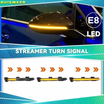 2 шт. для VW Golf 7 MK7 GTI дымчатый динамический боковой зеркальный указатель поворота для Volkswagen Rline Sportsvan боковой зеркальный светильник жёлтый