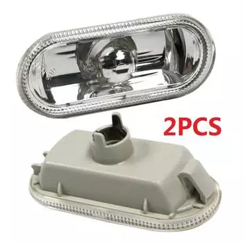 2 шт. для VW Golf MK4 97-03 кристально чистые боковые индикаторы, повторители с лампочкой 2Pcs как