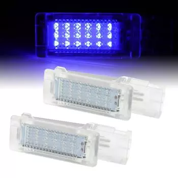 2 шт. для VW Golf Mk7 7.5 Gtd Gti R светодиодный синий свет для ног двери салона автомобиля запасные части аксессуары водонепроницаемый