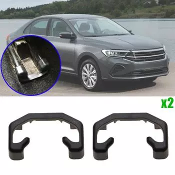 2 шт. для VW Polo liftback 2020 2021 2022 2023 2024 заглушка направляющей направляющей сиденья автомобиля черная 5J788147747H