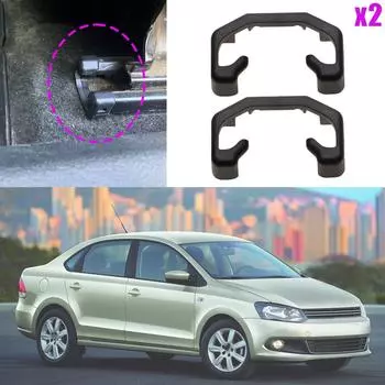 2 шт. для VW Polo Sedan 2010 2011 2012 2013 2014 2015 2016 2017 – 2022 авто сиденье слайдер скользящая рейка крышка избежать царапин