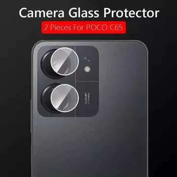 2 шт. для Xiaomi POCO C65 защитная пленка для объектива камеры Защитная пленка для камеры закаленное стекло для Redmi 13C Redmi13C PocoC65 пленка для объектива For Poco C65 прозрачный