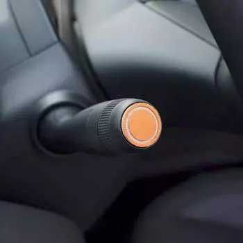 2 шт. для ZEEKR 001 аксессуары для интерьера, замшевые дворники и декоративные чехлы для сдвига стебля, аксессуары для модификации автомобиля оранжевый