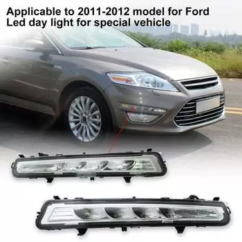 2 шт., дневная ходовая лампа, защита от обратного подключения, светодиод 6000-6700K, 0,5 Вт, ДХО