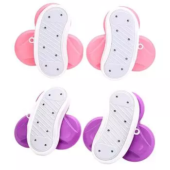 2 шт. доска для тренировки живота, скручивание, раздельный тип, бодибилдинг, тренировка, скручивание, противоскользящая доска для скручивания талии для аэробных упражнений розовый