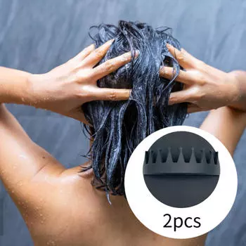 2 шт. Душевая настенная ловушка для волос протектор слива легко снимается силикон легко устанавливается чёрный