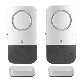 2 шт. дверная магнитная сигнализация 60 мА 4,5 В 120 дБ беспроводная домашняя охранная сигнализация для домов и офисов