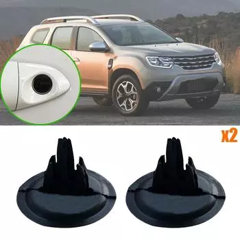 2 шт. дверная ручка отверстие для ключа крышка багажника автомобиля замок защита для Renault Duster HS 2009 - 2017 Dacia Duster Nissan Terrano