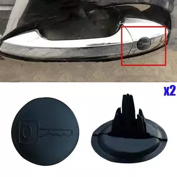 2 шт., дверная ручка, задняя дверь багажника, замочная скважина, заглушка для замочной скважины для Mercedes-Benz E-class Coupe C207 2009 2010 - 2017, пылезащитная