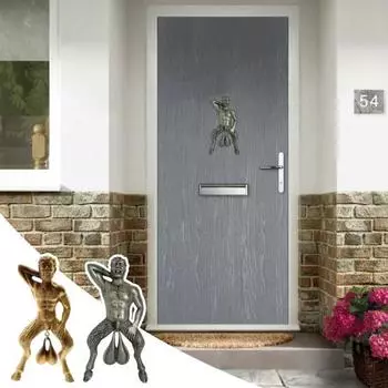 2 шт. Дверной молоток мужской смоляной забавный шарик подвеска дверной молоток подвесной дверной звонок украшение для декора входной двери дома Sets