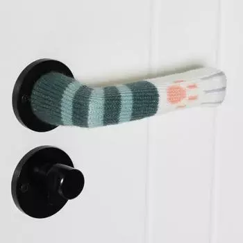 2 шт., дверные ручки, защитные рукава для предотвращения столкновений, дизайн кошачьих когтей, универсальные, против царапин, простая установка, чехлы для дверных ручек