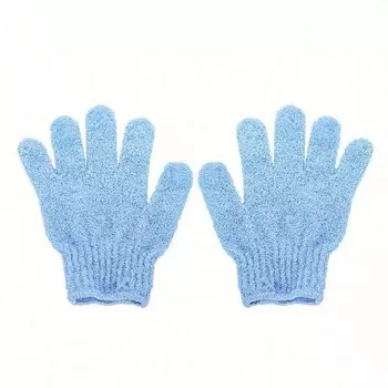 2 шт. Двусторонние отшелушивающие перчатки для душа, Перчатки для скрабирования тела, ,Инструменты для очищения Банное полотенце Банные принадлежности Скраб для спины