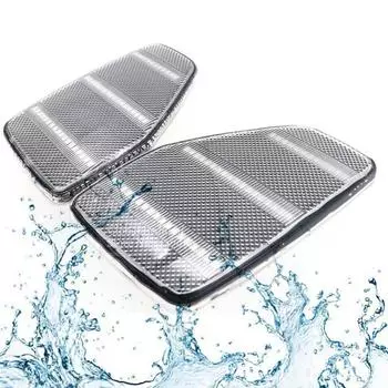 2 шт. дымчатые динамические светодиодные передние крылья боковые габаритные огни задние указатели поворота водонепроницаемые для Hummer H3 2005/2006-2010 H3T 2009-2010 Constantly жёлтый