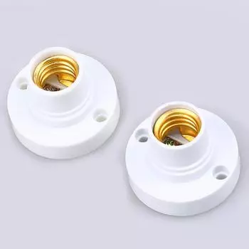 2 шт. E14 светодиодная лампа с винтовым цоколем, цоколь для крепления лампы на поверхности, держатель основания