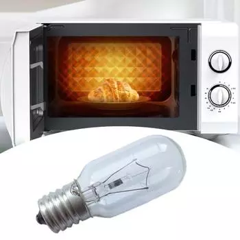 2 шт. E17 лампа для духовки, высокая термостойкость, профессиональная стеклянная лампа для микроволновой печи для сушилки