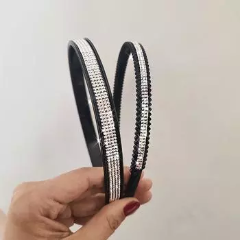 2 шт. Европейская и американская хрустальная повязка на голову Женская Девичья резинка для волос Элегантная повязка для волос для свадьбы, праздника, вечеринки, аксессуары для волос