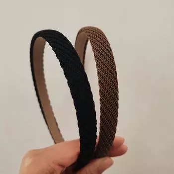 2 шт. Европейские и американские леопардовые ретро черные вязаные повязки на голову винтажные повязки для женщин девушек корейские аксессуары для волос