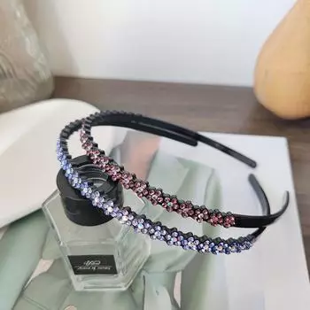 2 шт. Европейский и американский хрустальный ретро ободок Женский ободок для волос Элегантный ободок для свадьбы Вечеринки Аксессуары для волос