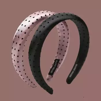 2 шт. Европейский и американский ретро розовый ободок с сердечком Женские Девичьи Повязки для волос Элегантный ободок для праздничной вечеринки Аксессуары для волос