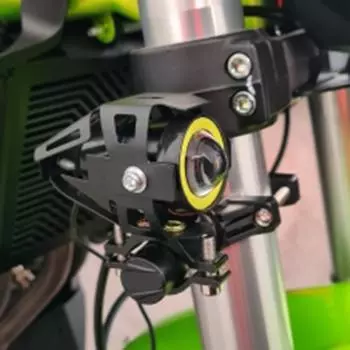 2 шт. фара для мотоцикла IP68 водонепроницаемая мощная высокая модификация яркость U7 ангельские глазки противотуманные фары белый