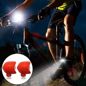 2 шт., фара для обуви, водонепроницаемая, легкая, супер яркая, с высоким люменом, уличная, для велоспорта, альпинизма, тапочки, подвеска, светодиодная лампа, аксессуары для обуви 2pcs жёлтый