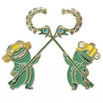 2 шт. Фигурка Нэчжа 2 Цзецзешоу Зеленый Маленький Страж Милые Магниты на Холодильник Магнитный Акриловый Металлический аксессуар-наклейка на холодильник