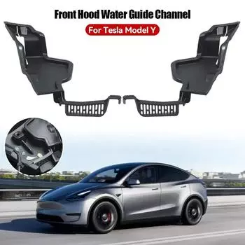 2 шт. Фильтр для мусора для Tesla Model Y предотвращает засорение дренажного канала салона, блокируя посторонние предметы, автомобильные аксессуары чёрный