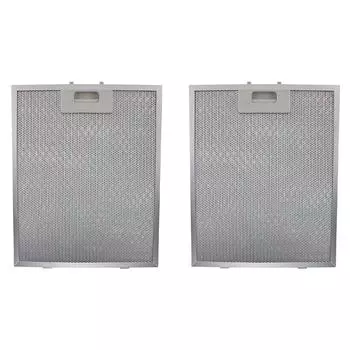 2 шт. фильтры для вытяжки, металлическая сетка, вентиляционный фильтр для вытяжки, 320 x 260 мм 320*260*9mm