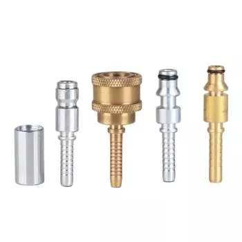 2 шт. фитинг для шланга для мойки автомобиля, поворотный соединитель, вставные фитинги для шланга мойки высокого давления 2#