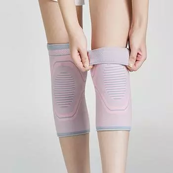 2 шт., фитнес-бег, велосипедный наколенник, подтяжки, эластичные спортивные компрессионные наколенники, рукава для баскетбола, волейбола S чёрный